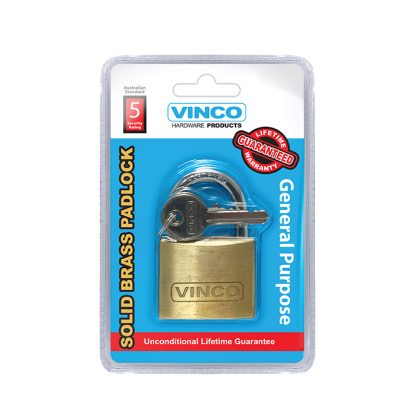 50mm Heavy Duty Brass Padlock